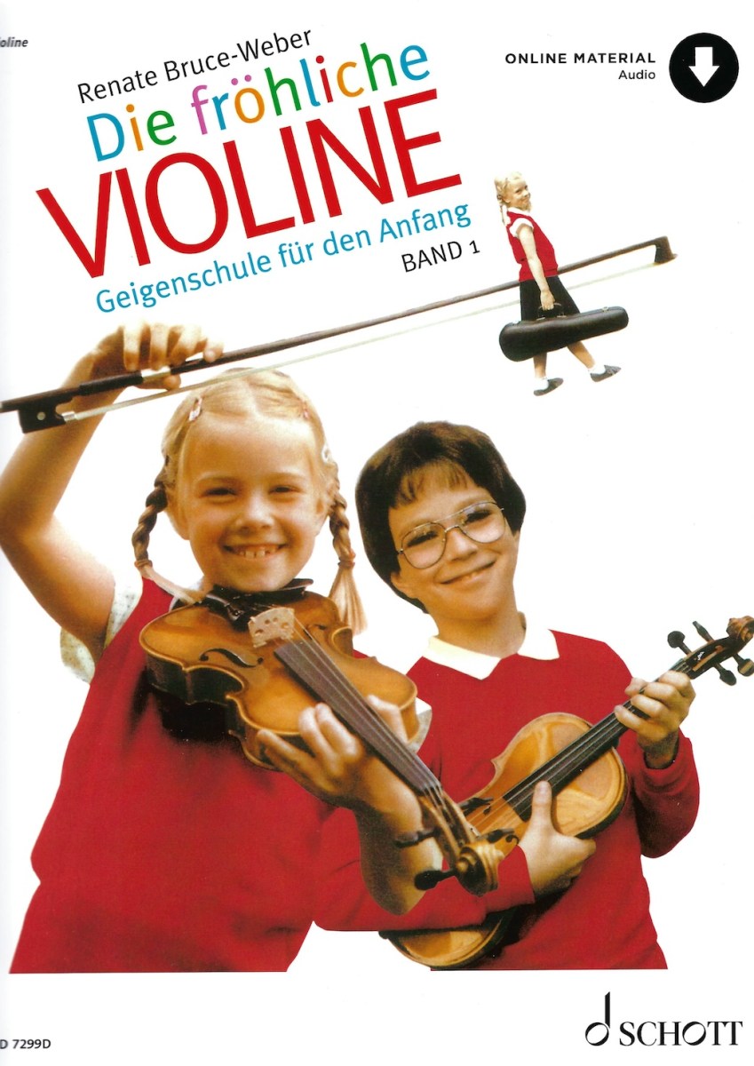 Die fröhliche Violine, Band 1 mit Audio Download - Geigenschule für den Anfang